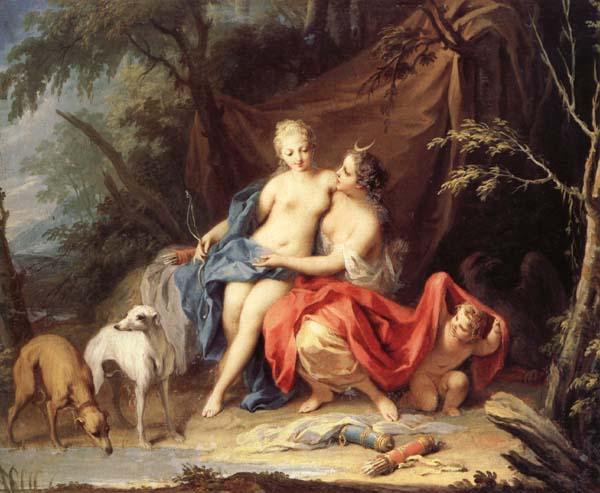 Jacopo Amigoni Jupiter and Callisto oil painting image